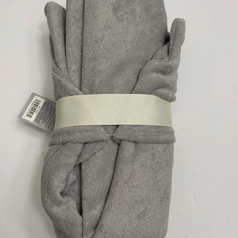 NWT- Moon and Stars Gray Kitty Cat Kitten Baby Hooded Bath Towel